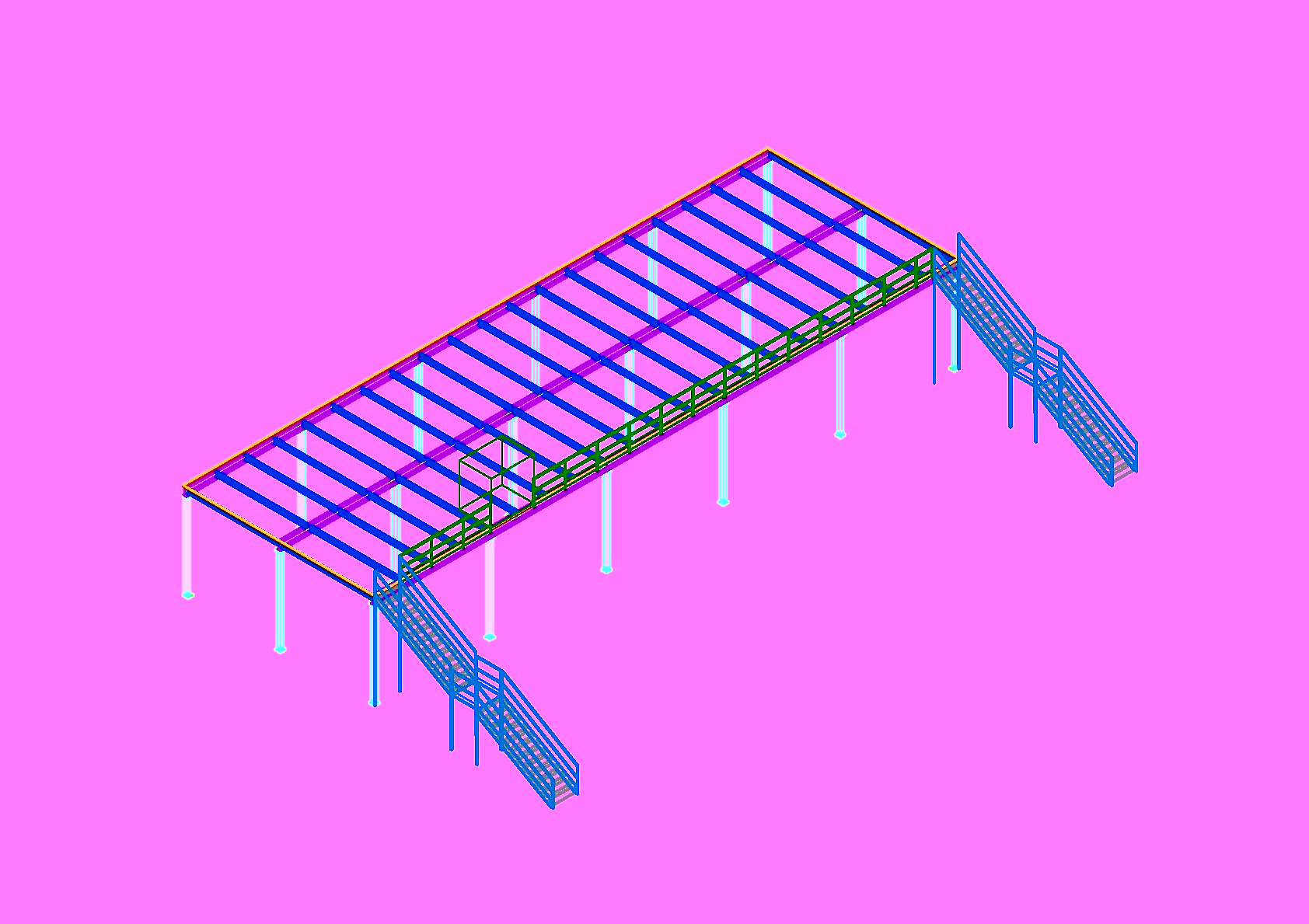 Soppalco standard – Disegno tecnico