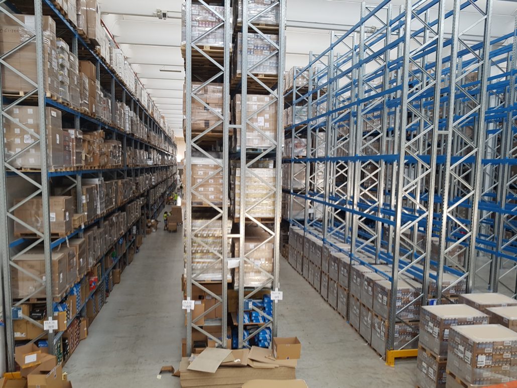 Portapallets Verona con merce - luglio 2019