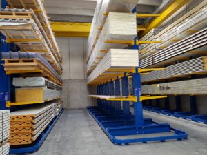 Cantilever per stoccaggio pannelli Sandwich