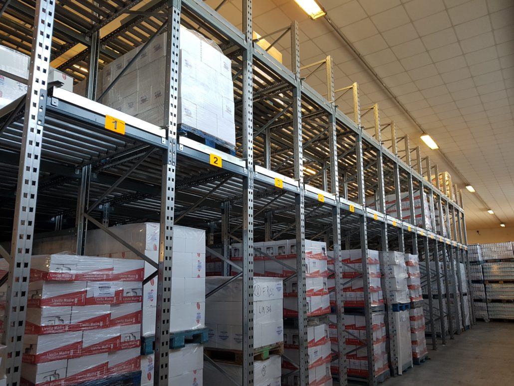 GRAVITA' PALLETS - IMPIANTO DINAMICO